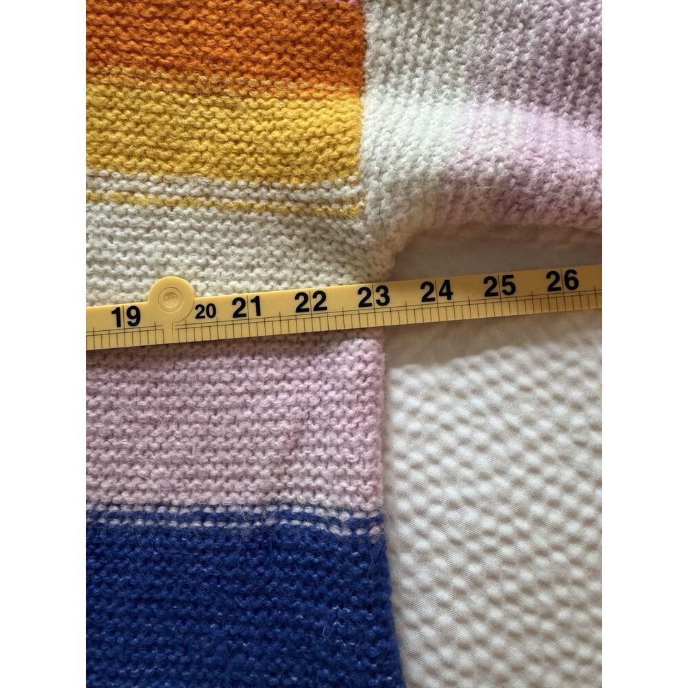 Old Navy Women’s Colorful Sweater Size L Oversized Comfy Crewneck Rainbow - Picture 11 of 12